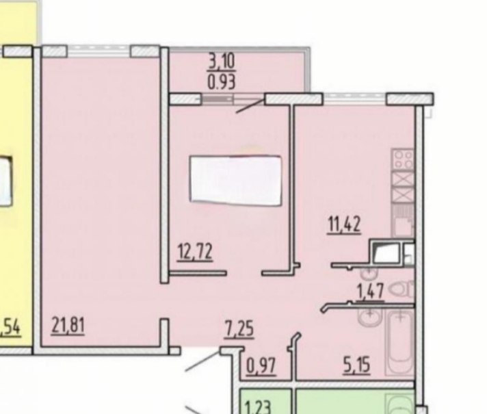 продажа двухкомнатной квартиры номер A-174091 в Киевском районе, фото номер 6